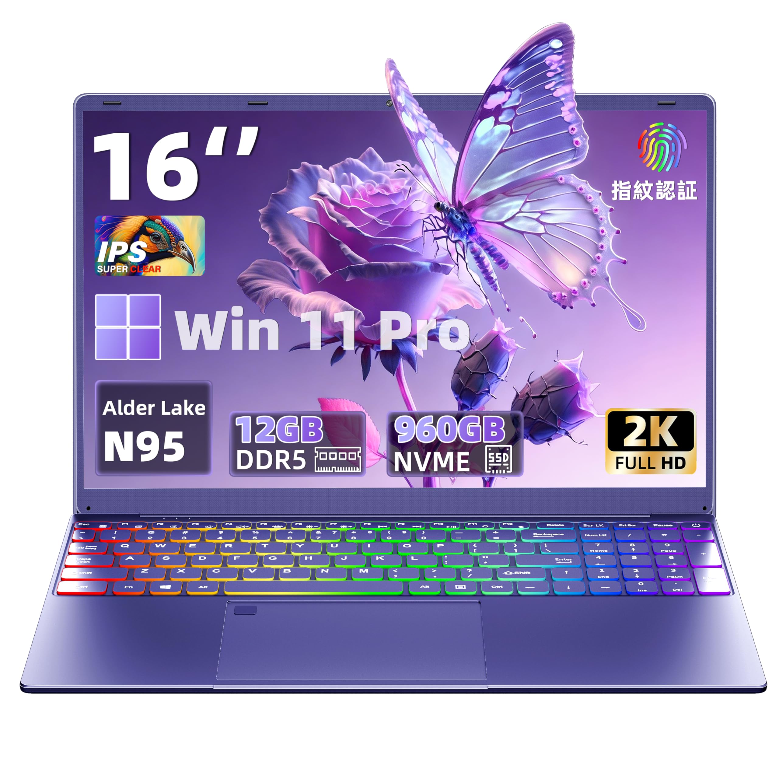 Amazon.co.jp: 16インチノートパソコン【Win 11 Pro/MS Office 2019